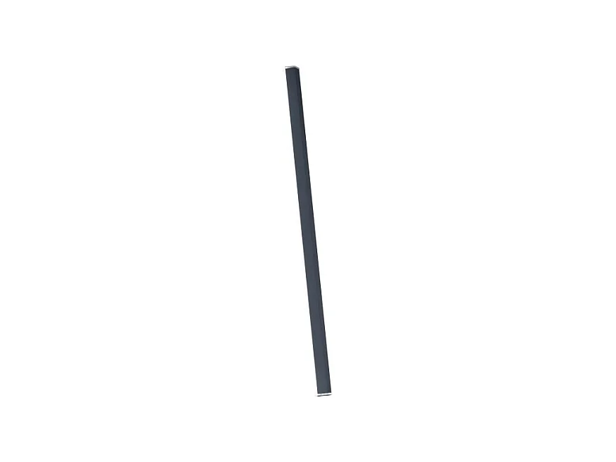 Pencil - Module lumineux à piles Zafferano, moyen, portable et rechargeable, IP65, variateur tactile, hauteur 98 cm, Gris foncé