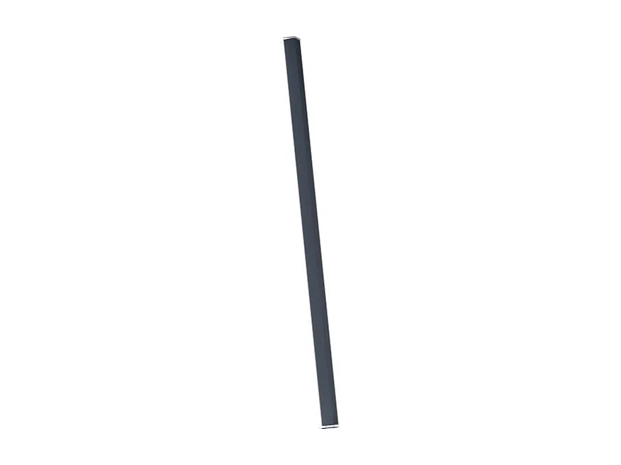 Pencil - Module lumineux à piles Zafferano, moyen, portable et rechargeable, IP65, variateur tactile, hauteur 98 cm, Gris foncé