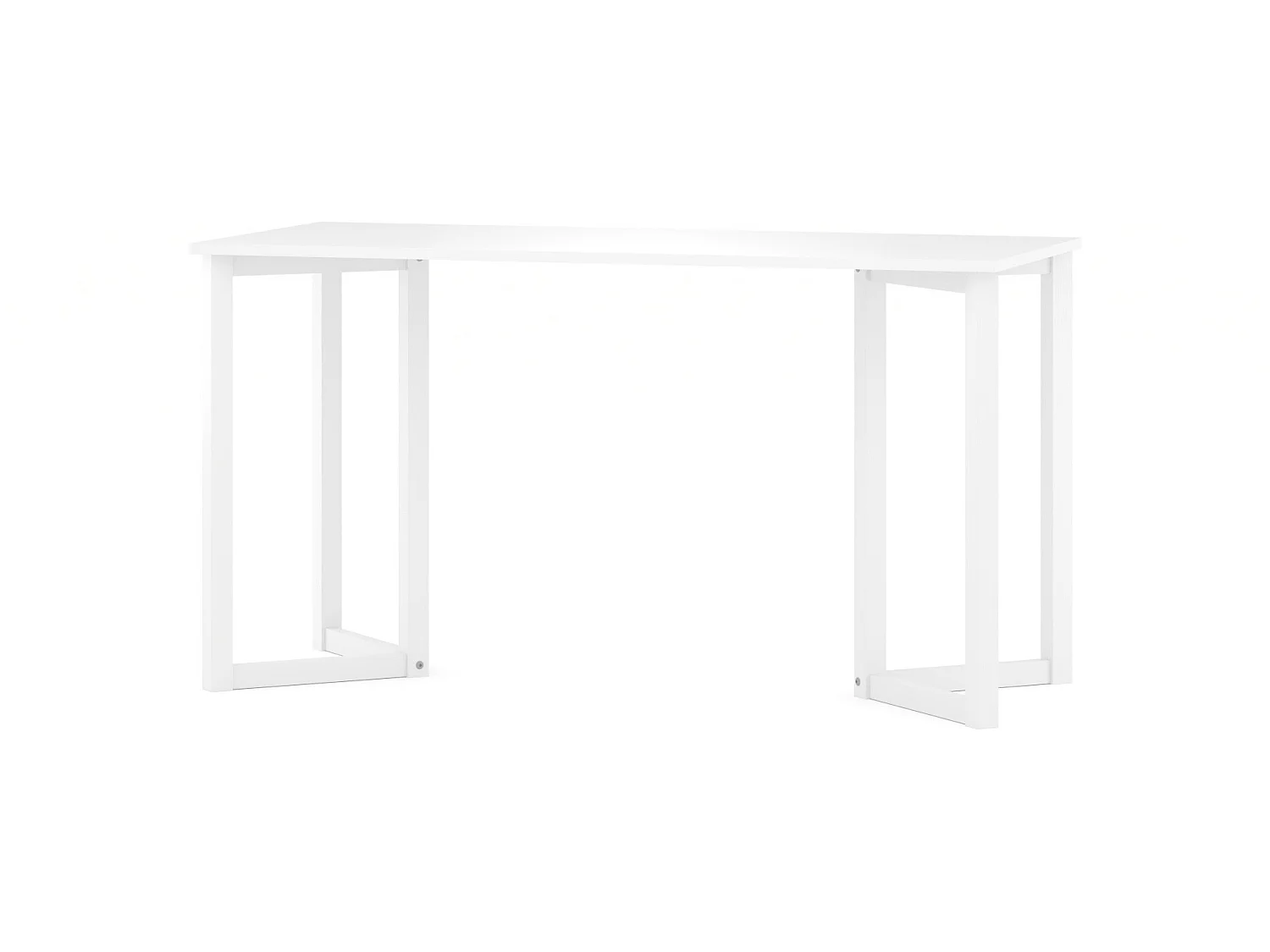 Bureau pour garçon en pin massif 120x60 blanc