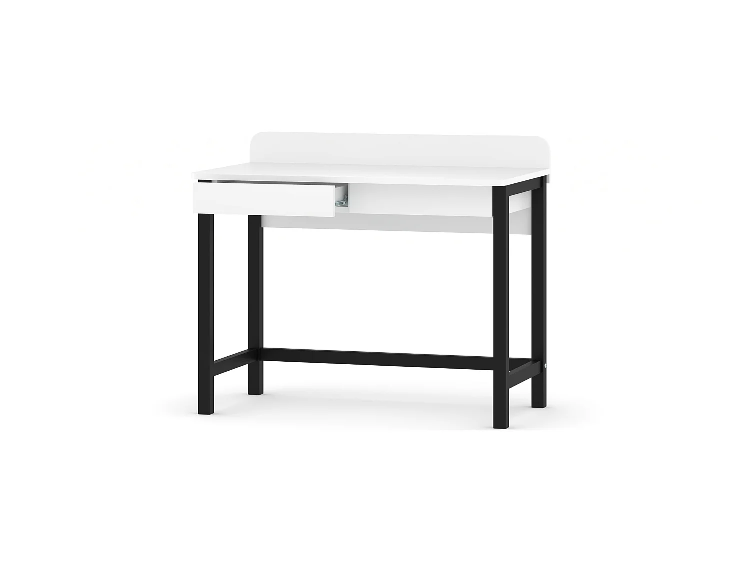 Bureau enfant en pin massif 120x60 noir