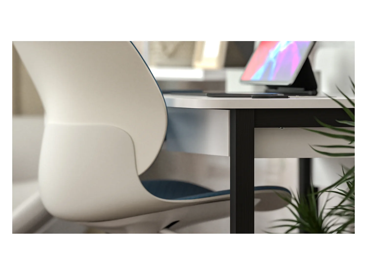 Bureau enfant en pin massif 120x60 noir