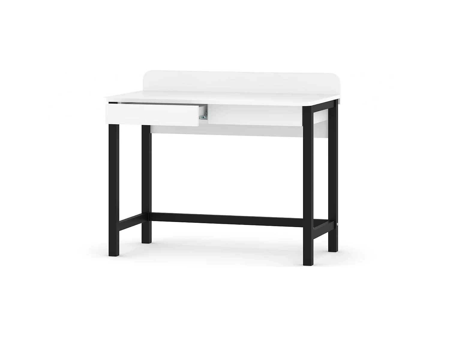 Bureau enfant en pin massif 120x60 noir