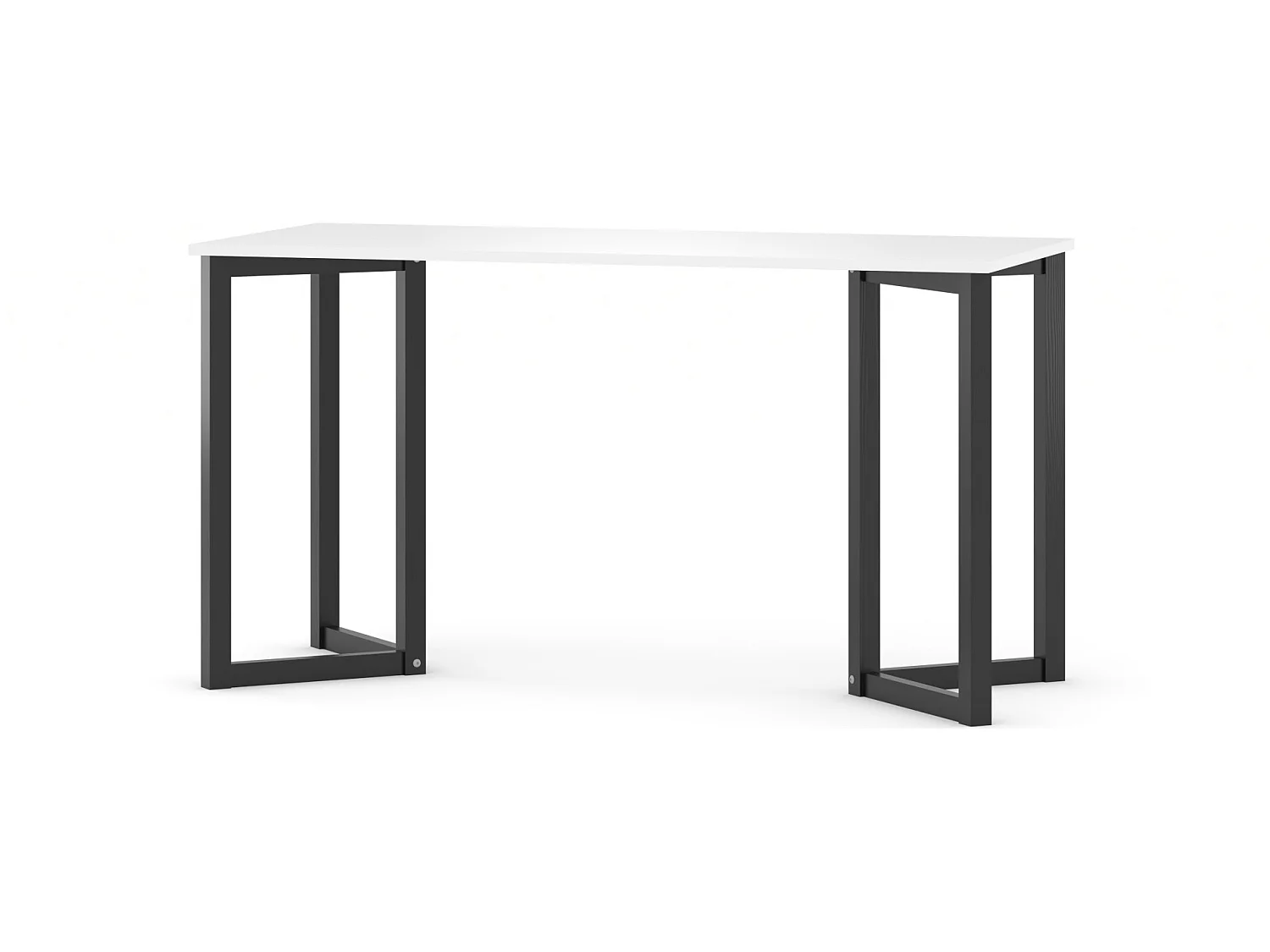 Bureau pour garçon en pin massif 120x60 noir