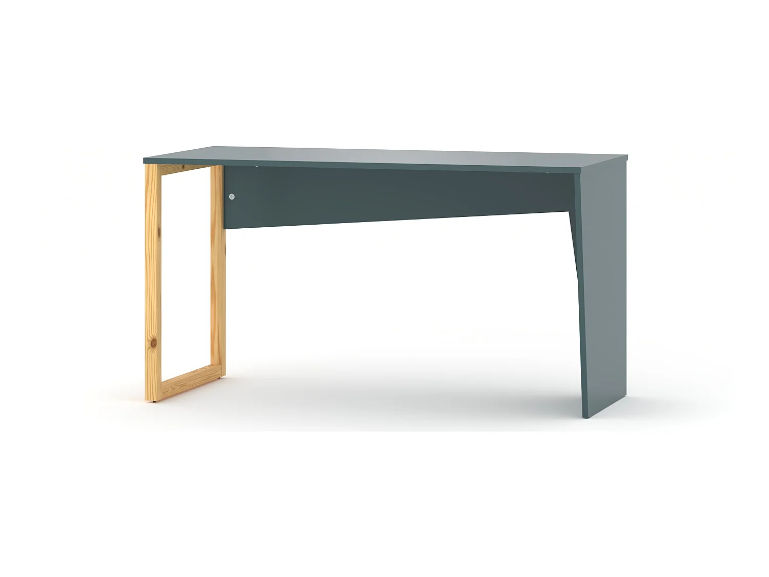 Bureau enfant en pin massif 120x60 bleu marine