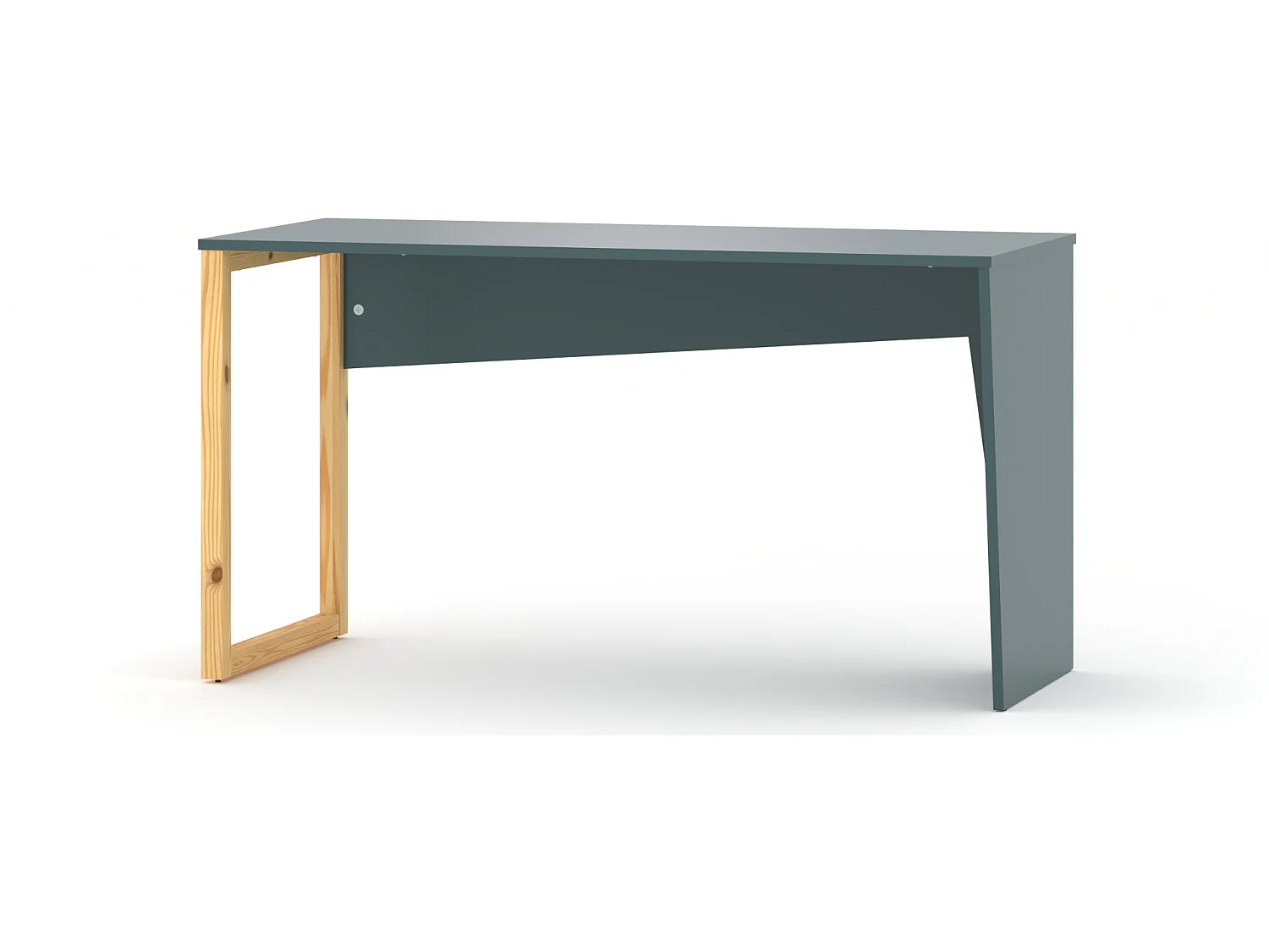 Bureau enfant en pin massif 120x60 bleu marine