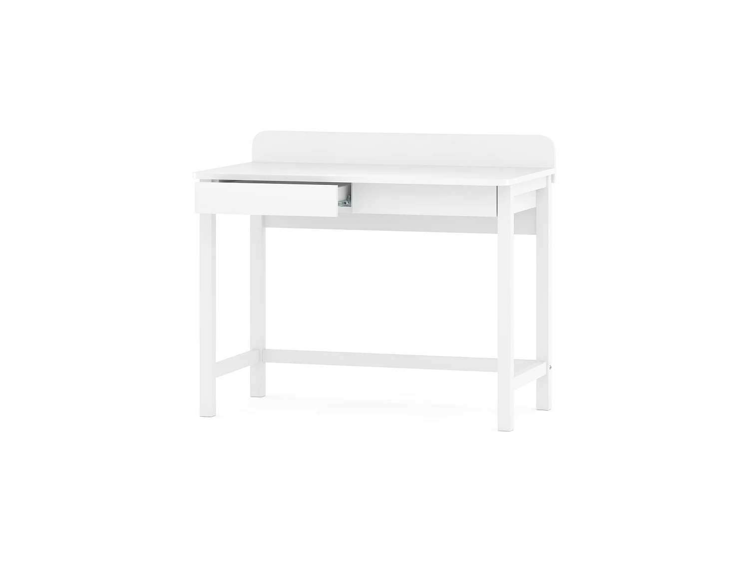 Bureau enfant en pin massif 120x60 blanc