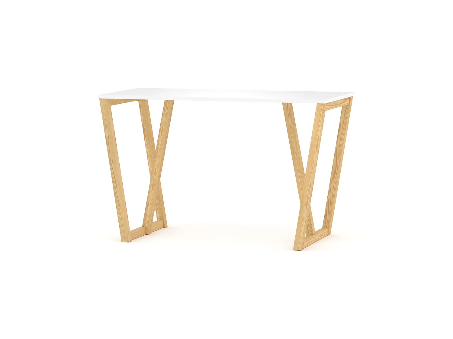 Bureau enfant en pin massif 120x60 naturel