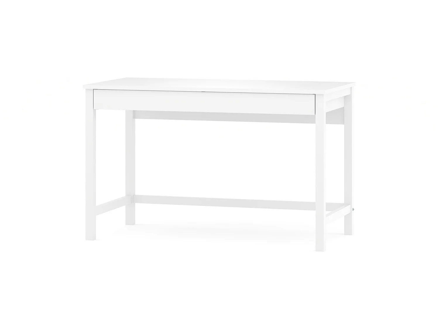 Bureau enfant en pin massif 120x60 jaune