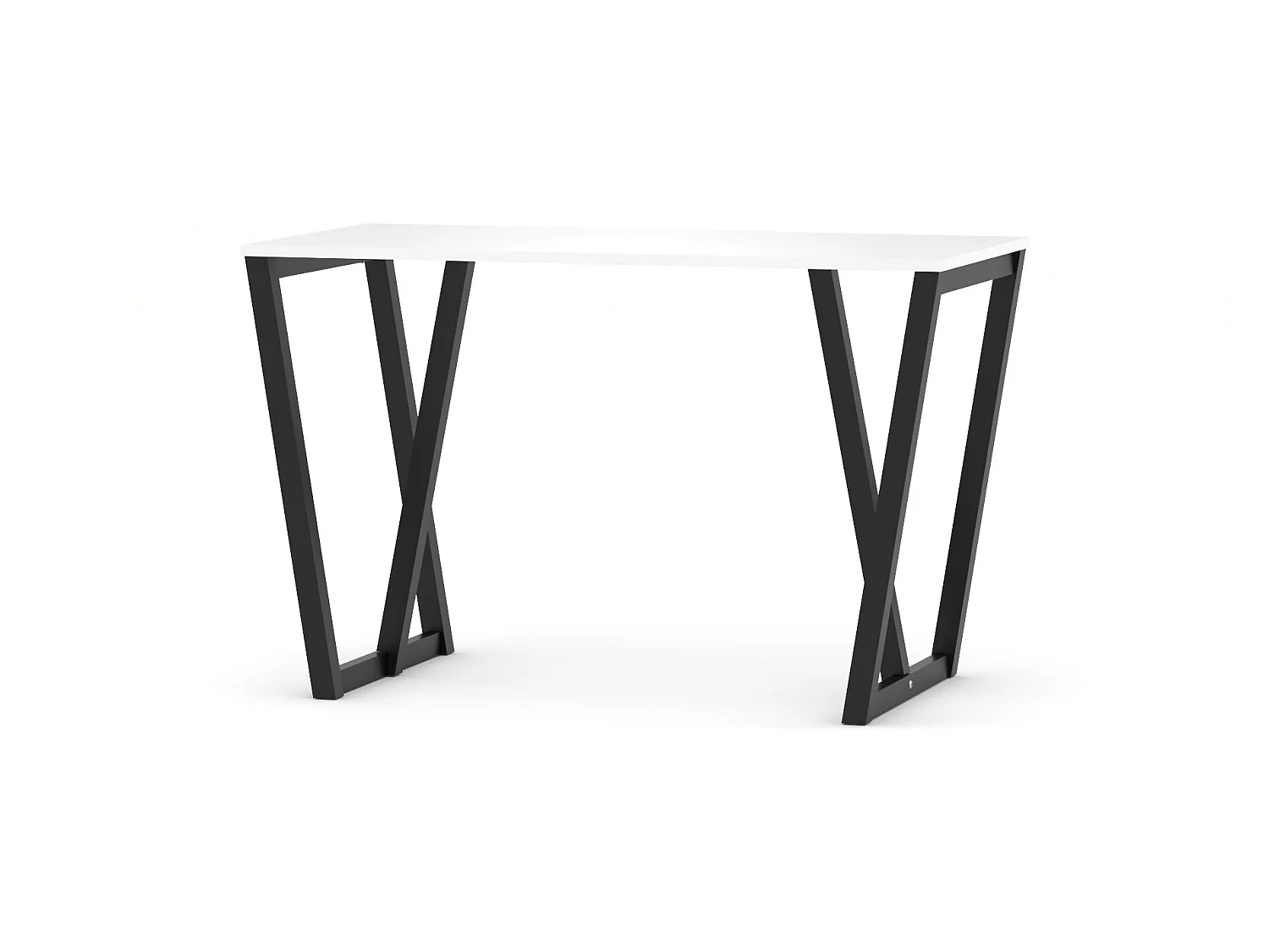 Bureau pour garçon en pin massif 120x60 noir