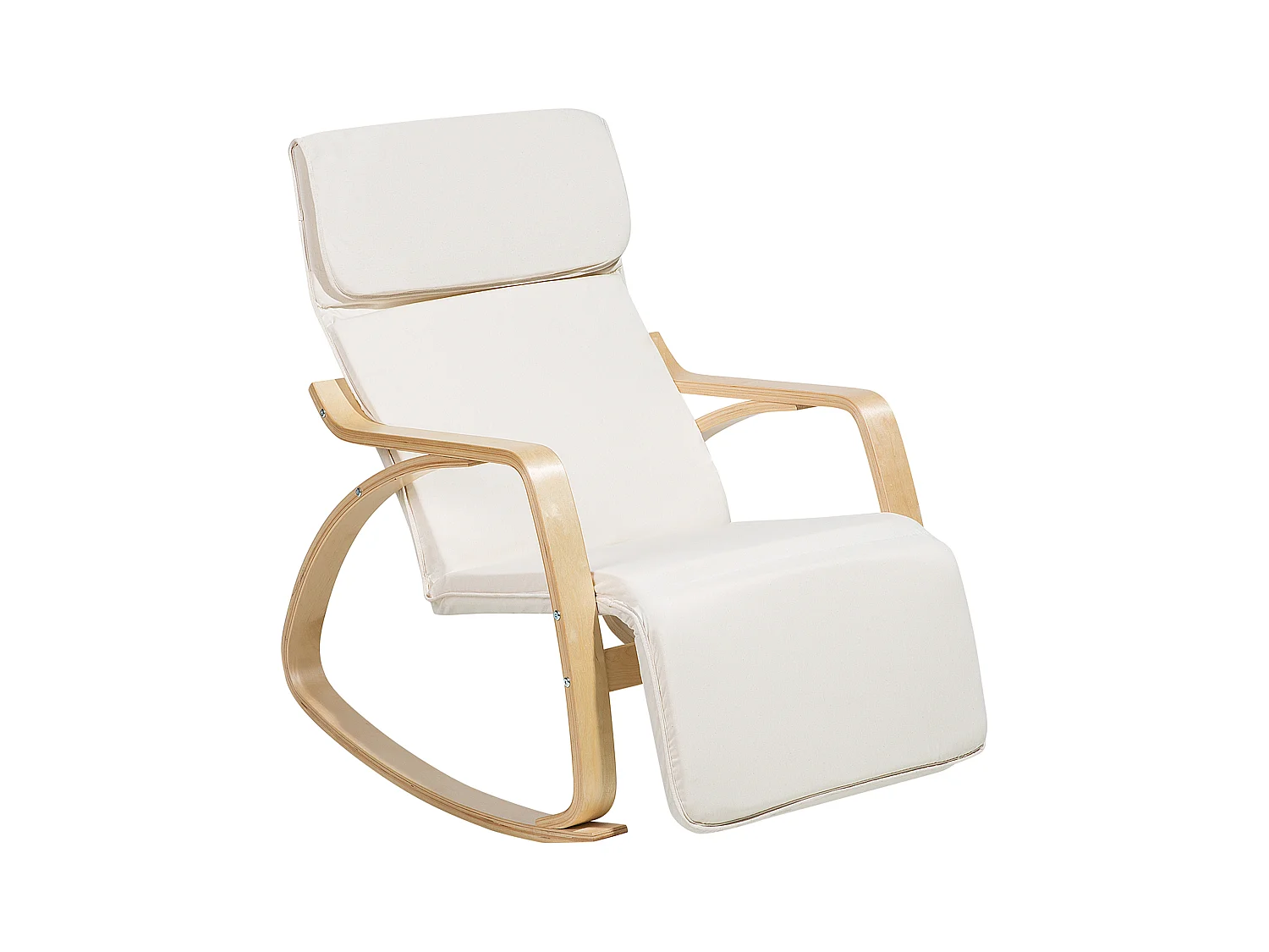 Fauteuil à bascule WESTON Tissu Beige clair