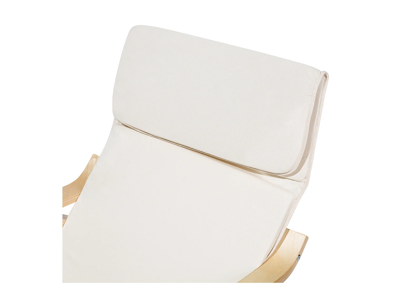 Fauteuil à bascule WESTON Tissu Beige clair