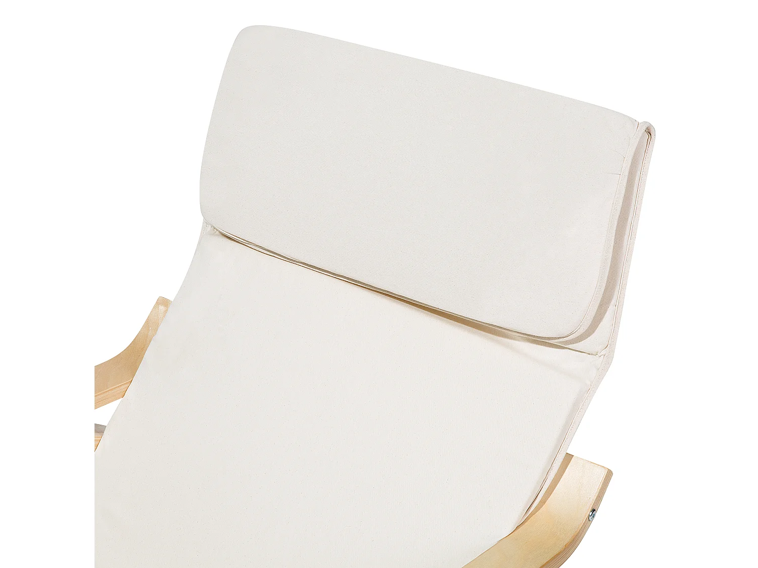 Fauteuil à bascule WESTON Tissu Beige clair