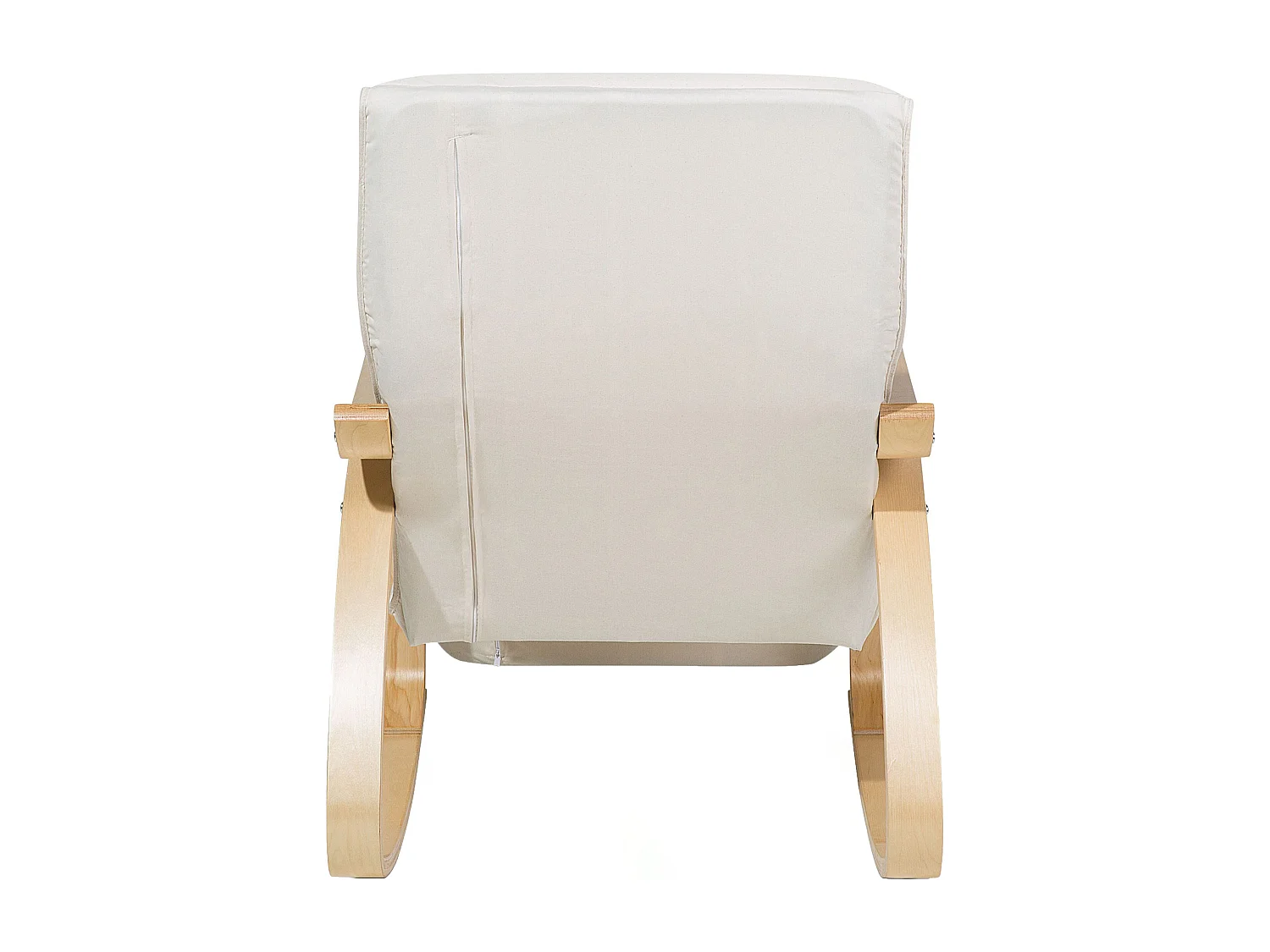 Silla mecedora WESTON Tela Beige claro