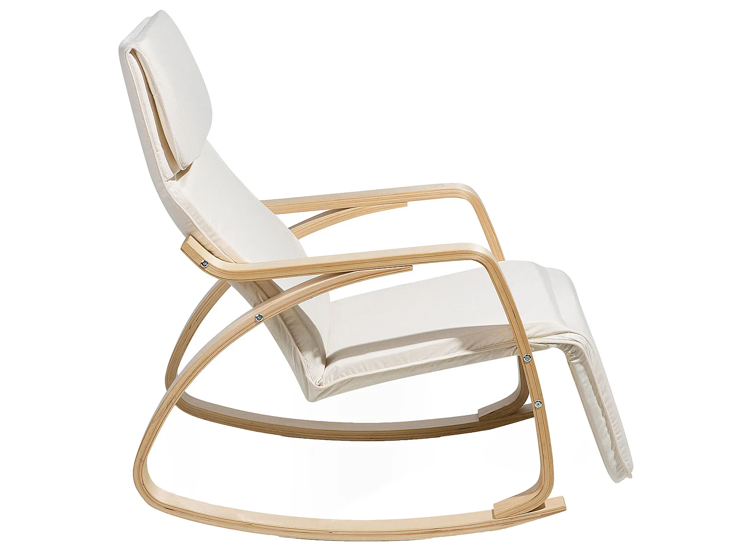Schaukelsessel WESTON Stoff Hellbeige