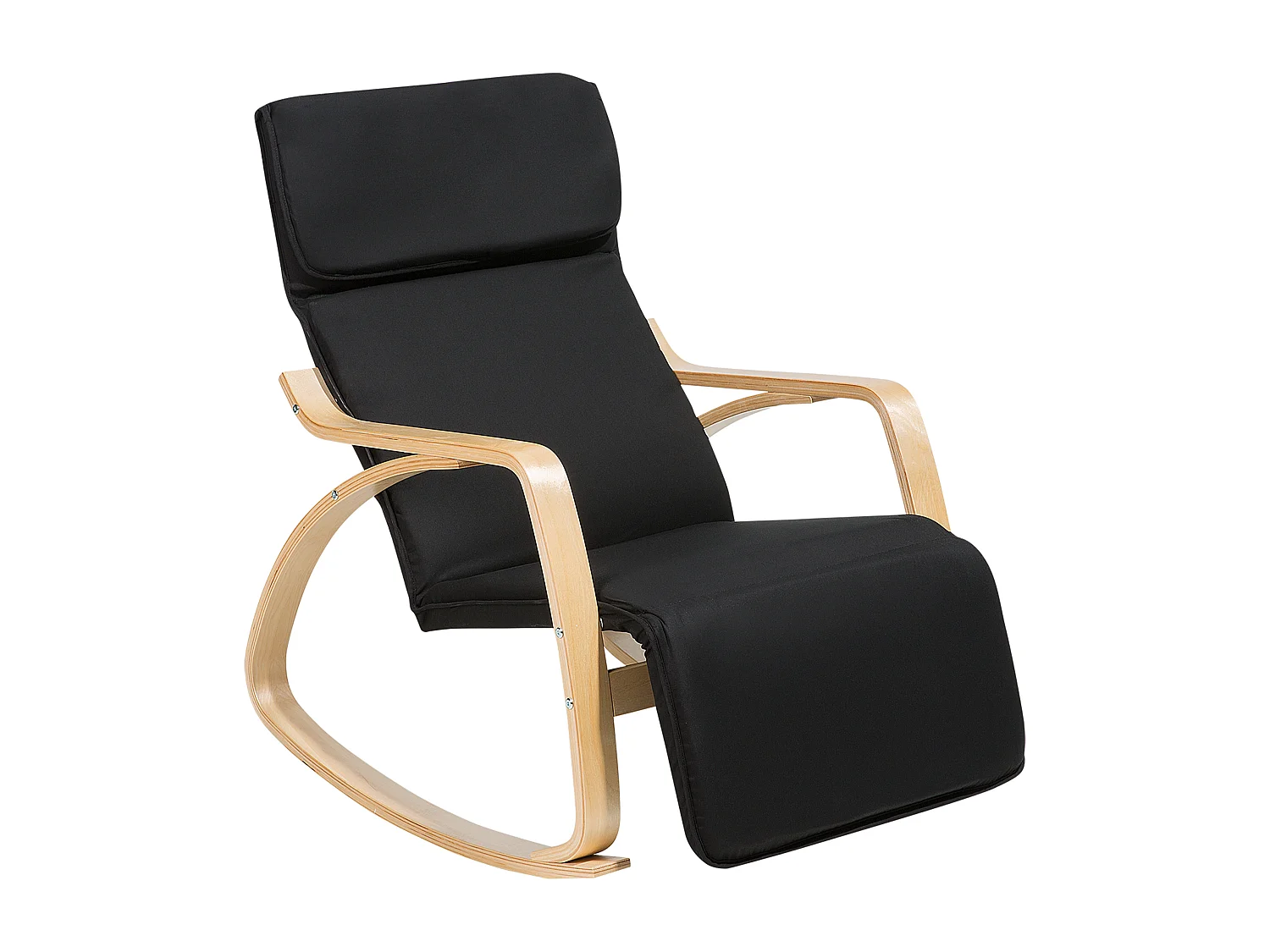 Poltrona de Baloiço WESTON Tecido Preto