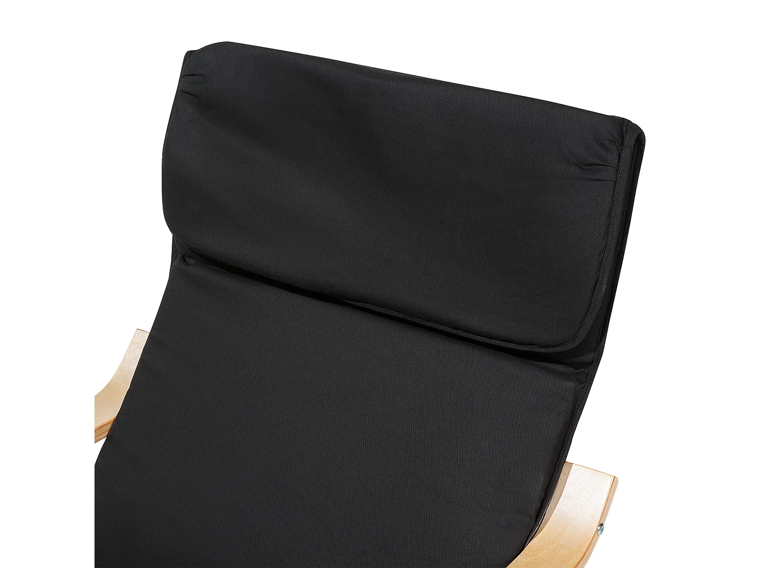 Poltrona de Baloiço WESTON Tecido Preto