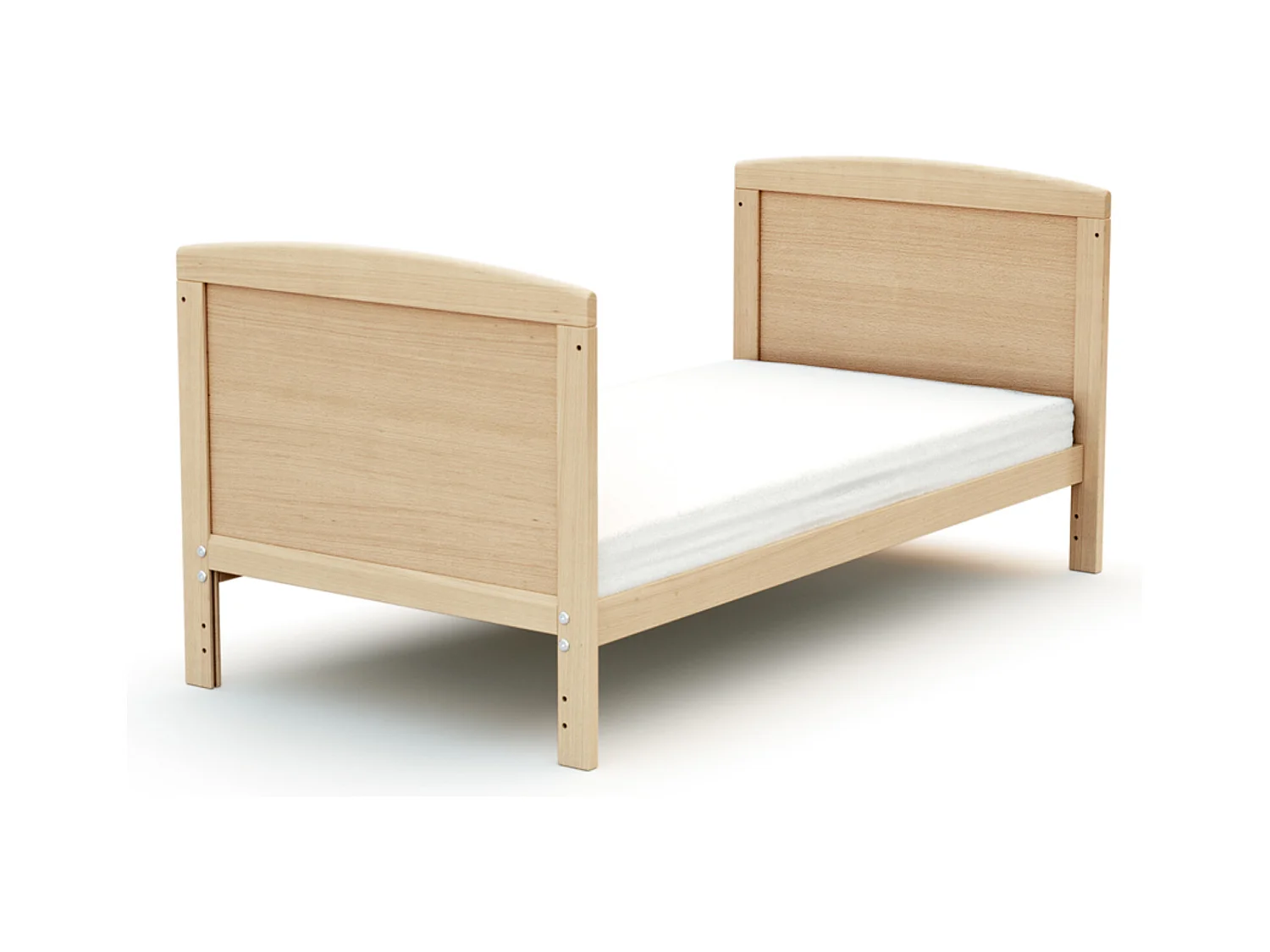 Lit bébé évolutif en bois ESSENTIEL Hêtre Verni 60 x 120 cm