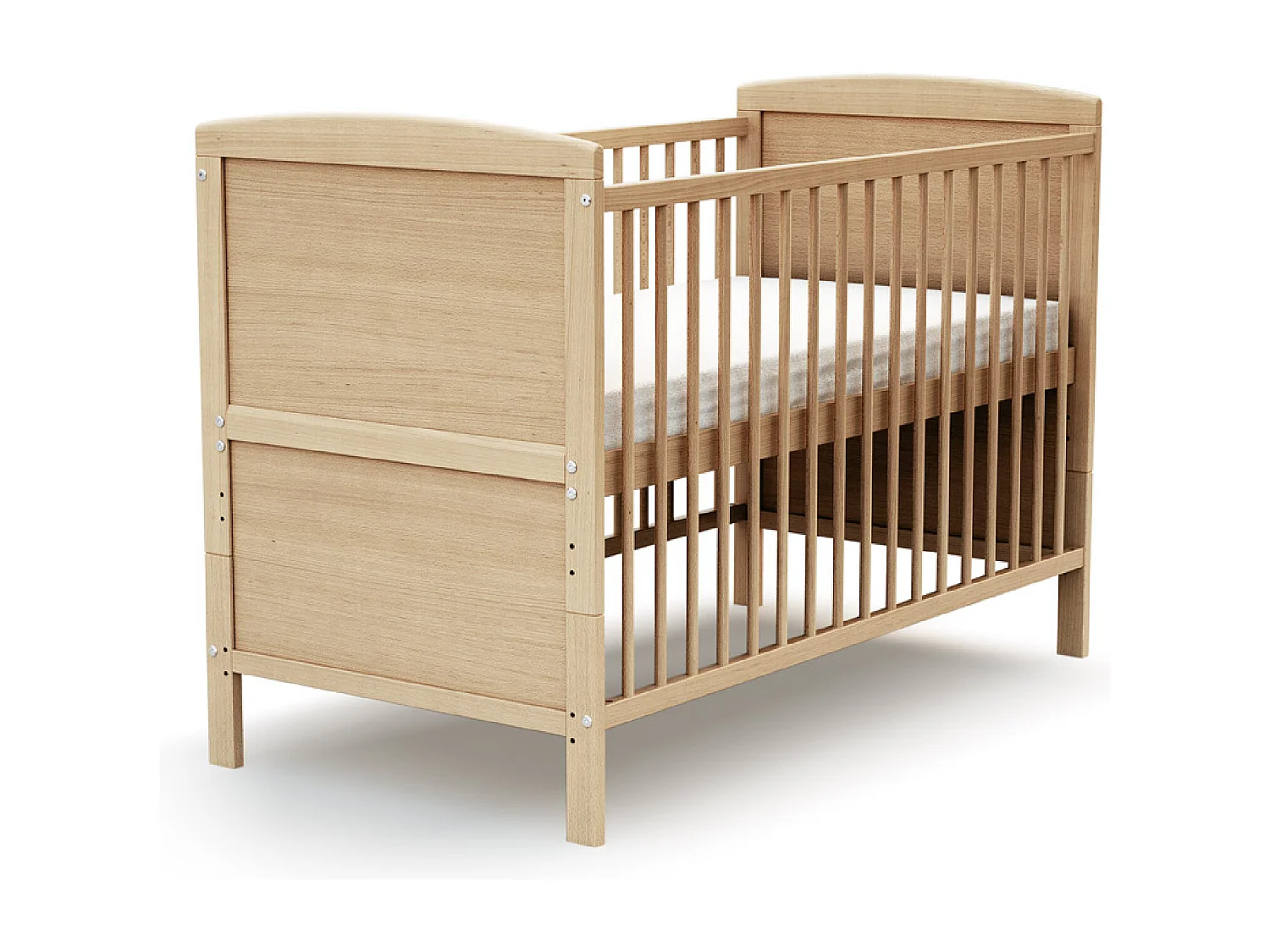 Erweiterbares Babybett ESSENTIEL Holz Buche Lackiert 60 x 120