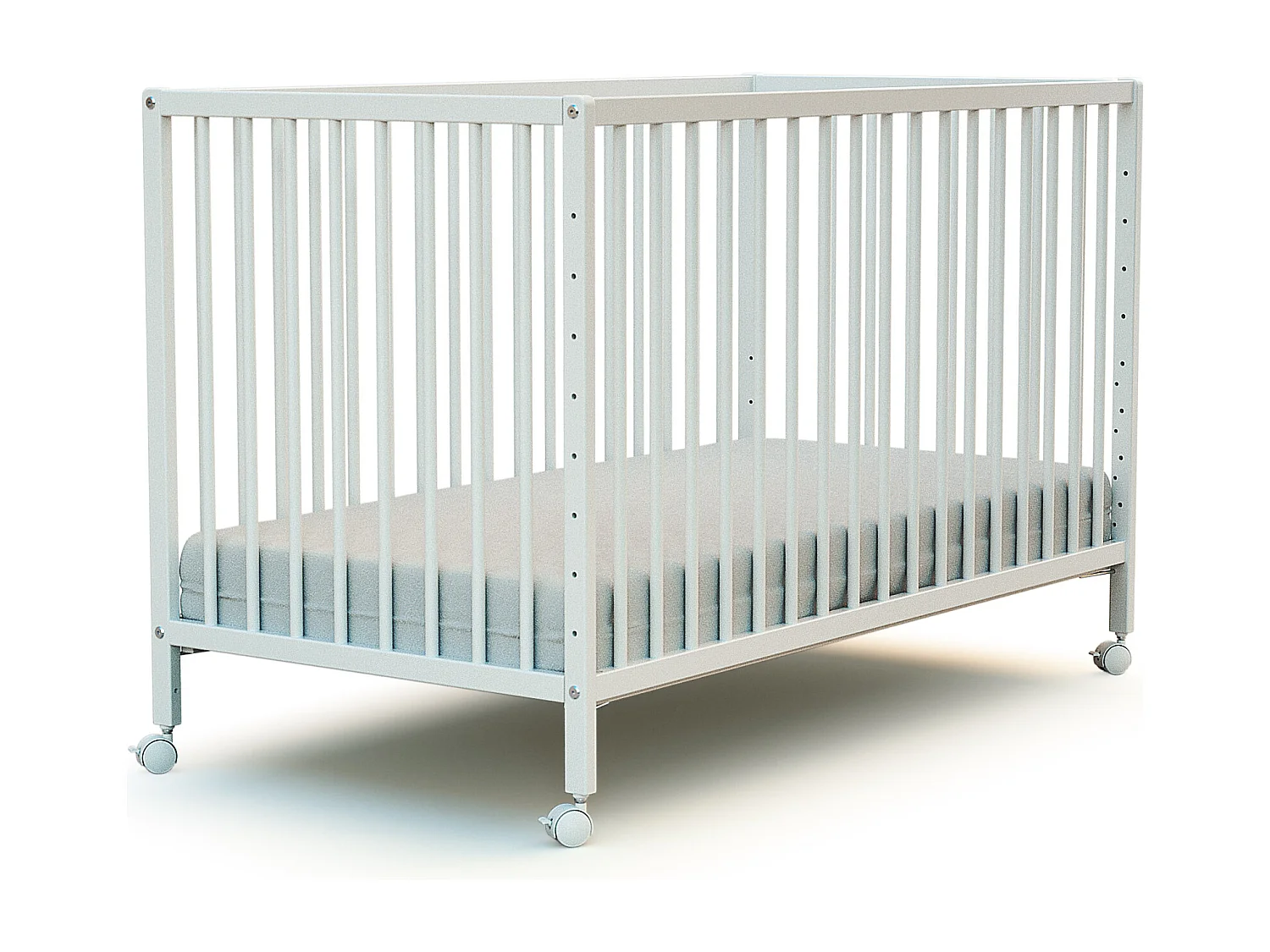 Co-slaapbed babybedje in hout Wit 60 x 120 cm LIO