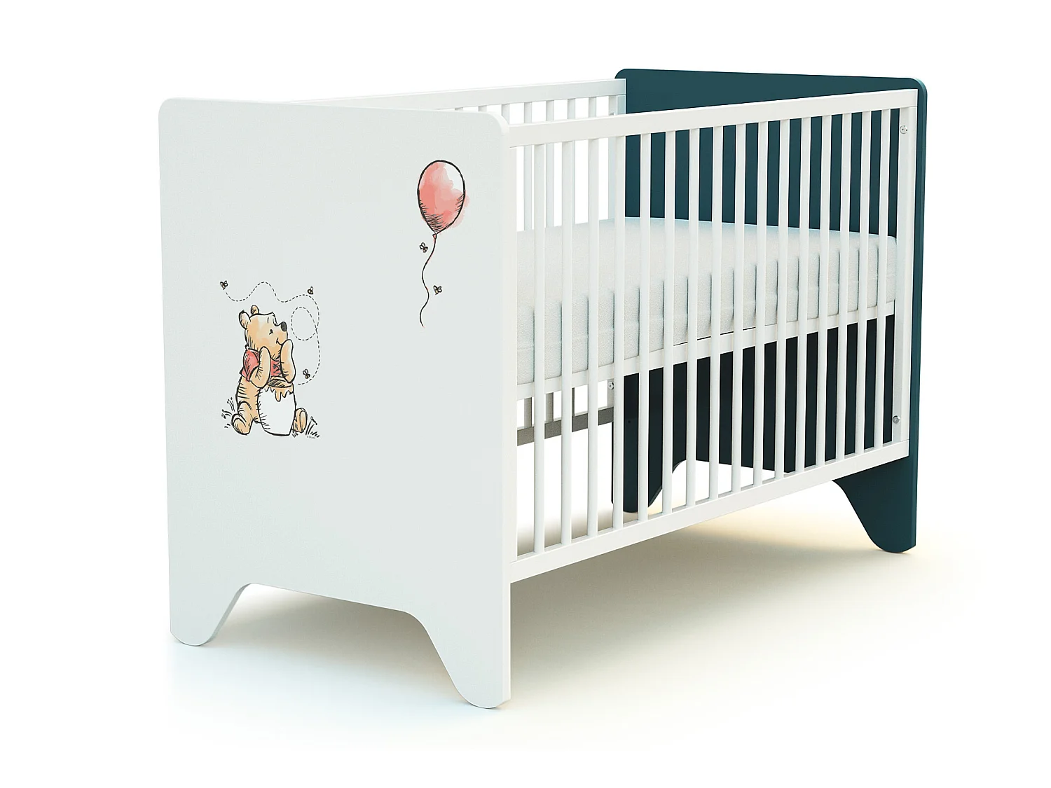 Babybett DISNEY Holz Entenblau 60 x 120