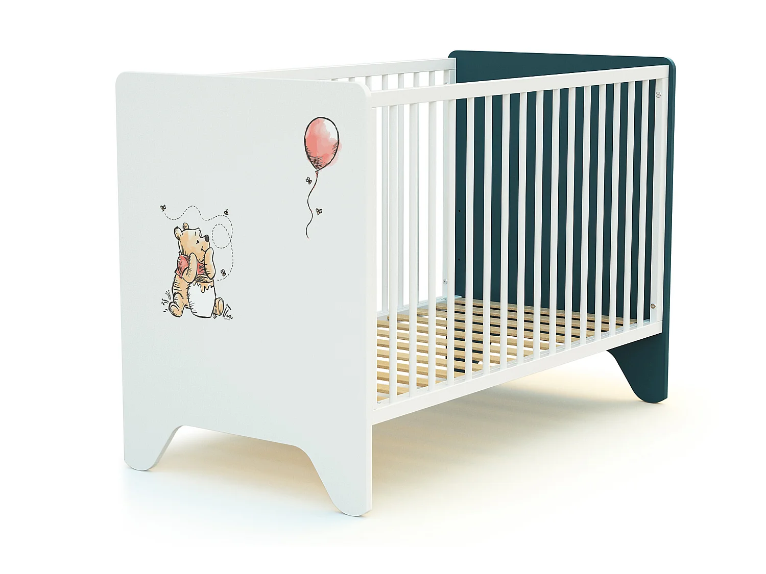 Babybett DISNEY Holz Entenblau 60 x 120