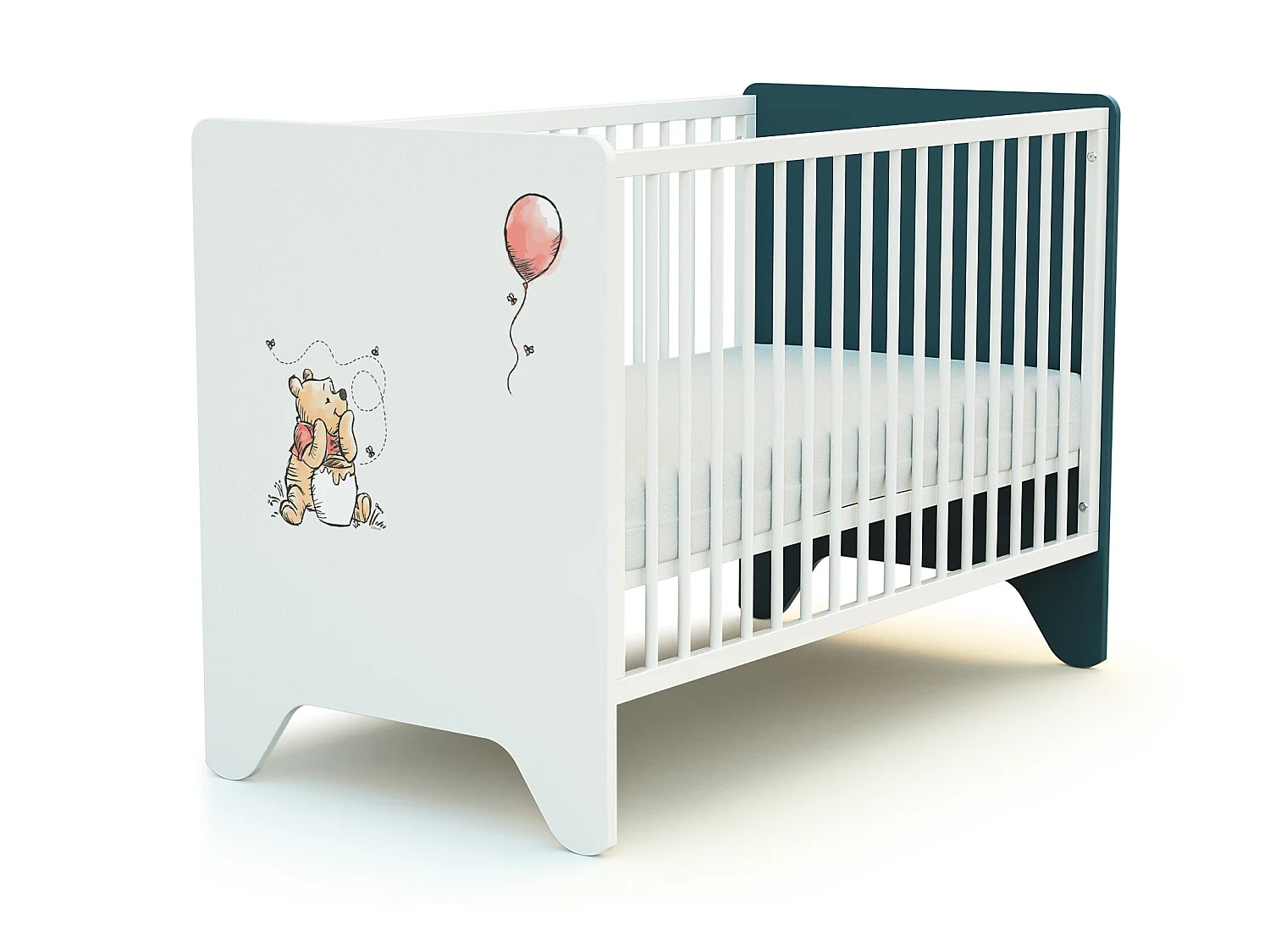 Babybett DISNEY Holz Entenblau 60 x 120