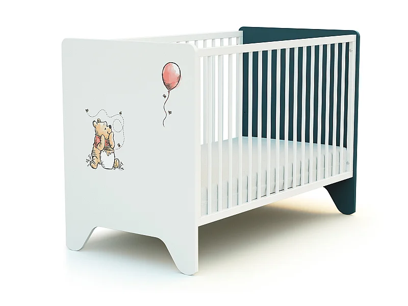 Babybett DISNEY Holz Entenblau 60 x 120
