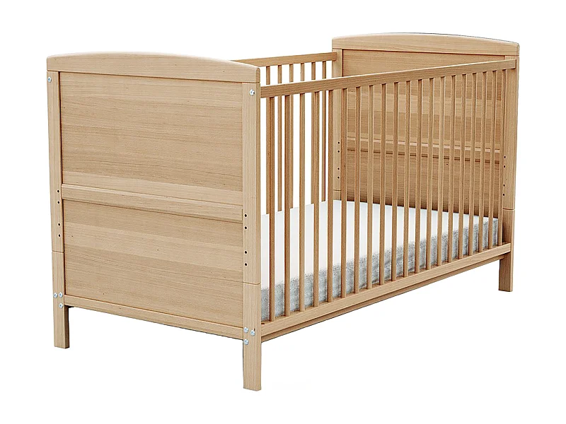Erweiterbares Babybett ESSENTIEL Holz Buche Lackiert 70 x 140