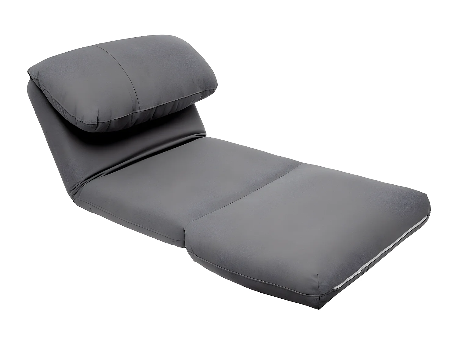 Chauffeuse multi-position 1 Place tissu Gris