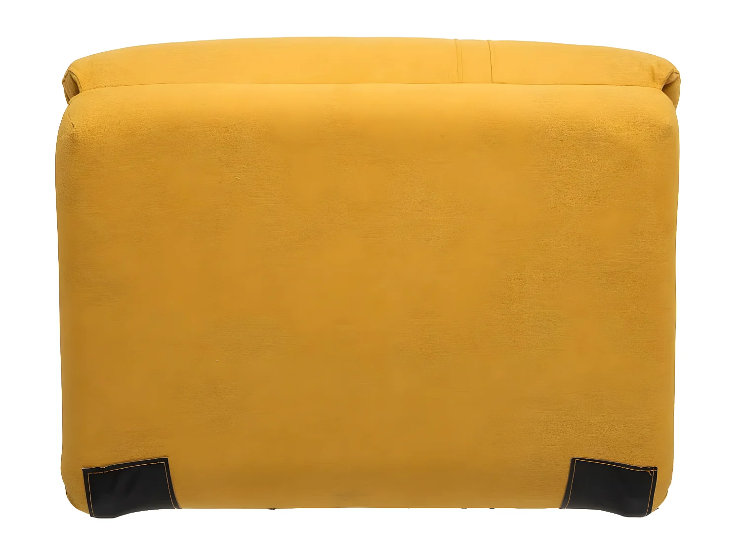 Chauffeuse multi-position 1 Place tissu Jaune Moutarde