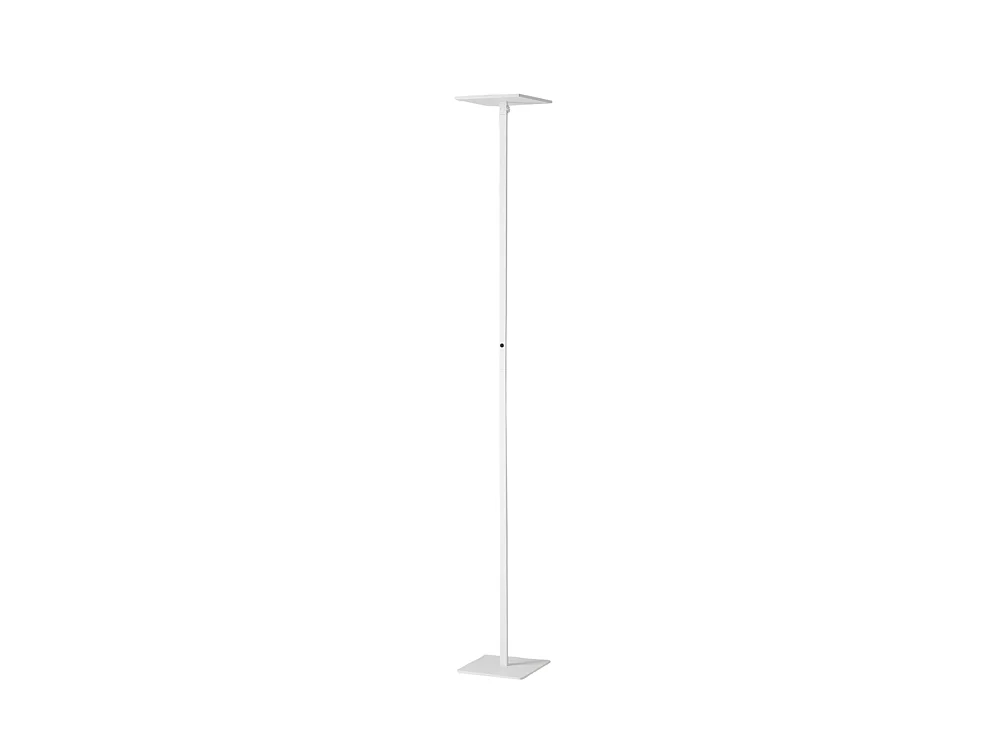 Ideal – Verstellbare weiße LED-Stehleuchte aus Metall, H. 180 cm, Fabas Luce – Integriertes 35-W-LED-Licht, CCT (3000 K, 4000 K, 5000 K, 6000 K)