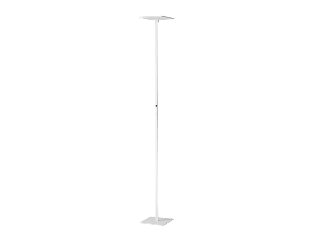Ideal - Lampadaire LED blanc orientable en métal H.180 cm Fabas Luce - Lumière LED 35W intégrée CCT (3000K 4000K 5000K 6000K)