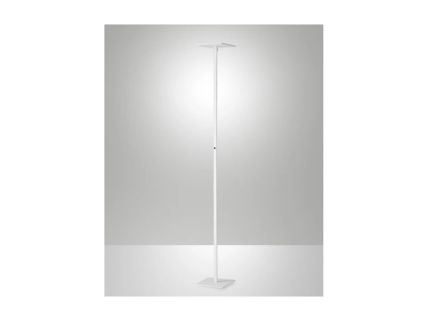Ideal - Lampadaire LED blanc orientable en métal H.180 cm Fabas Luce - Lumière LED 35W intégrée CCT (3000K 4000K 5000K 6000K)