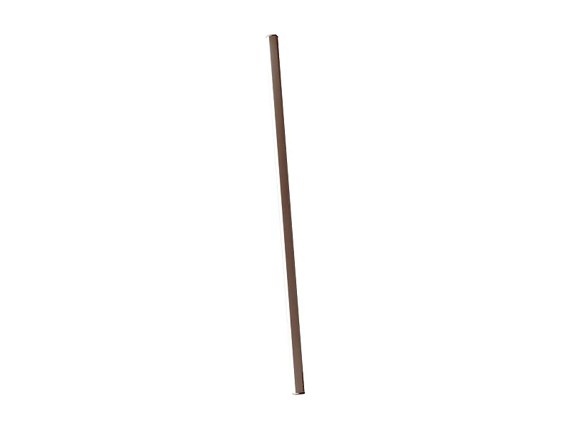 Pencil - Großes tragbares und wiederaufladbares batteriebetriebenes Lichtmodul Zafferano mit IP65-Touchdimmer - Höhe 146 cm Corten
