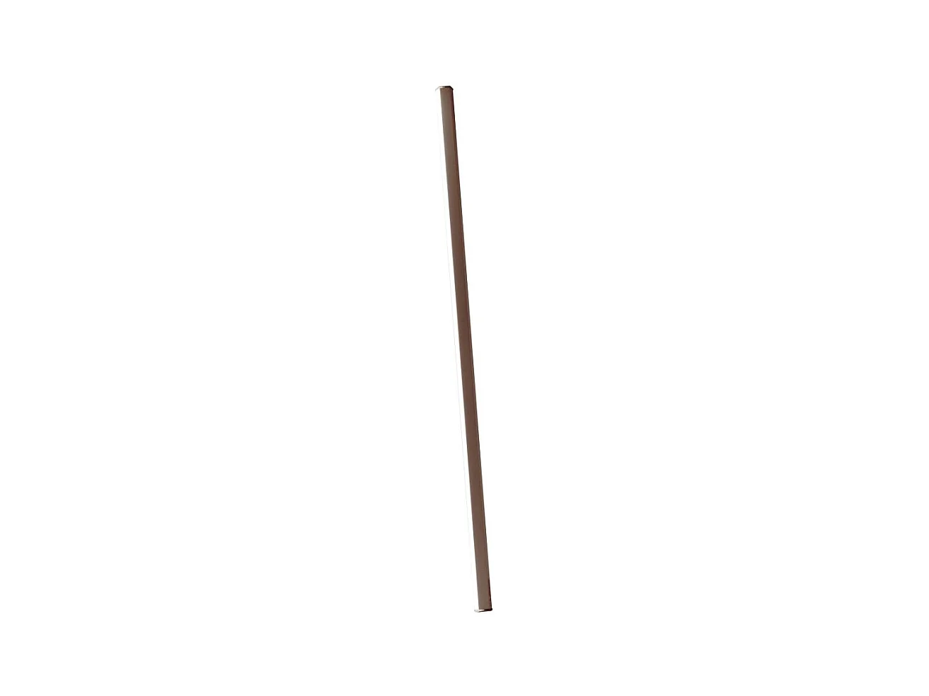 Pencil - Módulo de iluminación portátil y recargable de gran tamaño a batería Zafferano con regulador táctil IP65 - Altura 146 cm Corten