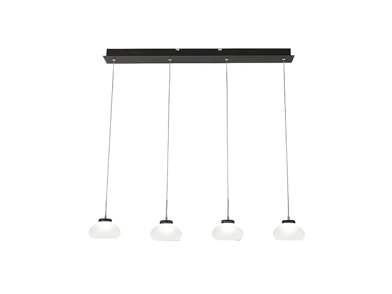 Arabella - Fabas Luce 4-flammige Pendelleuchte - 32W LED - Weißes modernes Design