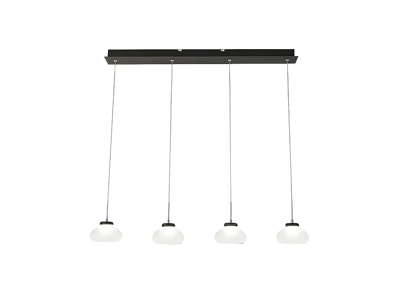Arabella - Fabas Luce 4-flammige Pendelleuchte - 32W LED - Weißes modernes Design
