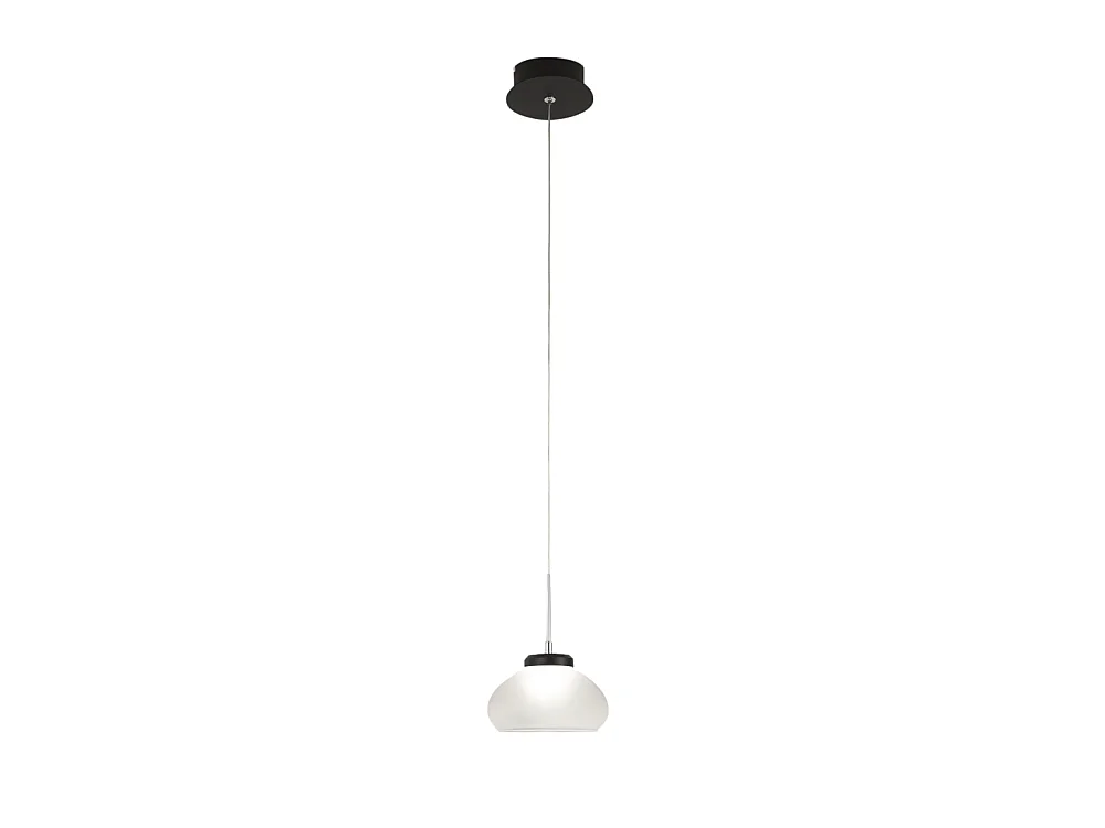 Arabella - Lampada a sospensione singola di Fabas Luce - Led 8W - Lampada da soffitto Diametro 14cm Bianca