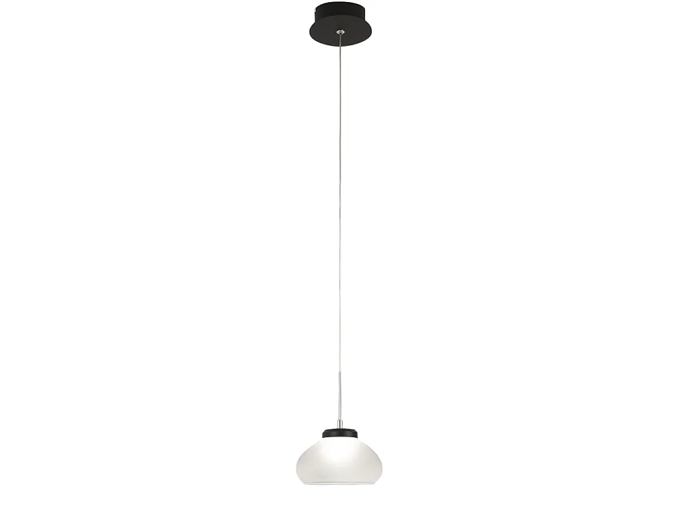 Arabella - Enkele hanglamp van Fabas Luce - 8W LED - Plafondlamp Diameter 14cm Wit