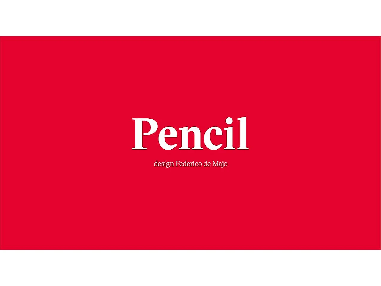 Pencil - Pequeño módulo de luz portátil y recargable a batería Zafferano con regulador táctil IP65 - Altura 50cm Corten