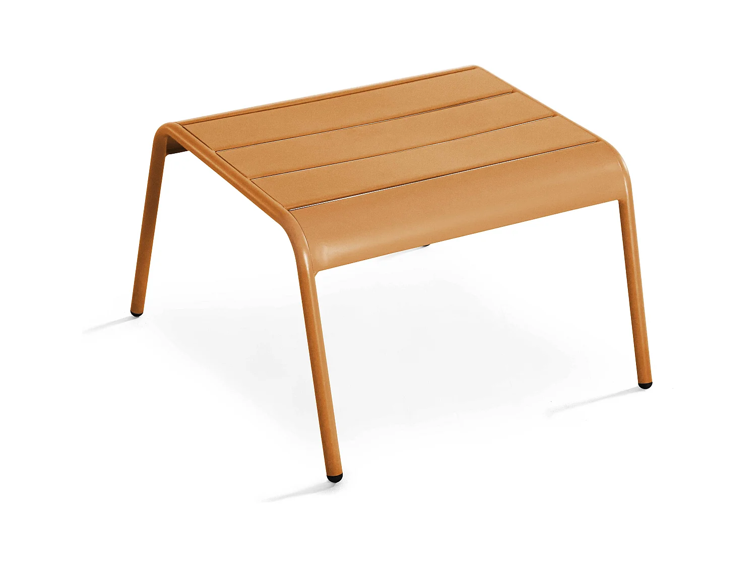 Lot de 2 fauteuils relax avec repose-pieds en métal Caramel - Palavas