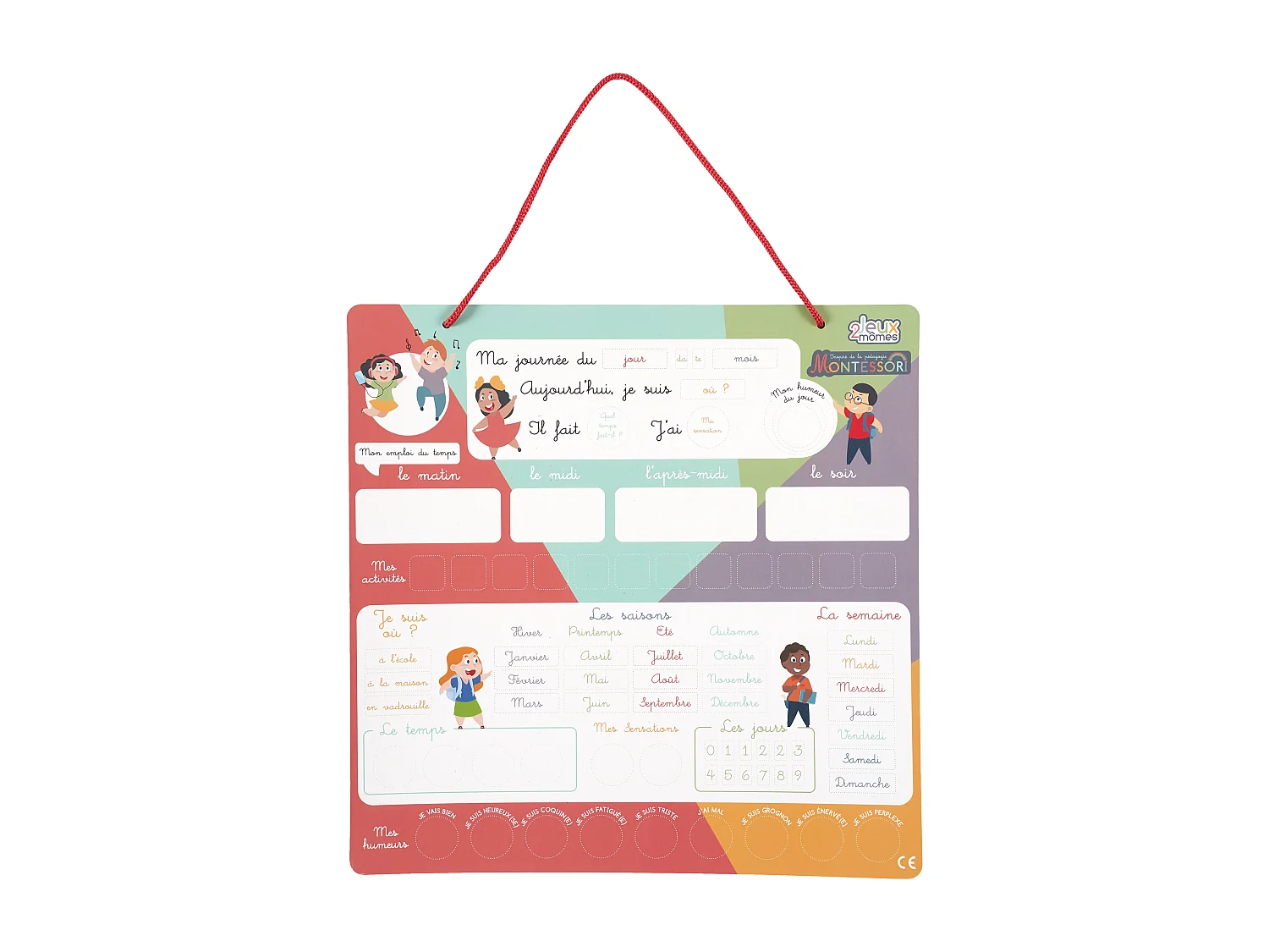 Jeu Je Comprends Ma Journee2 Multicolore
