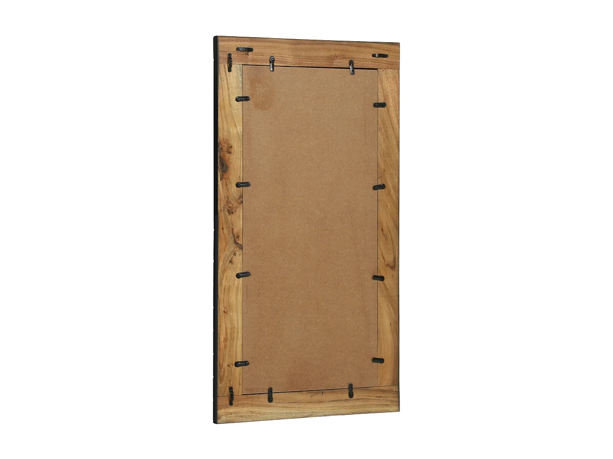 Miroir 90x2x50 cm Bois Acacia