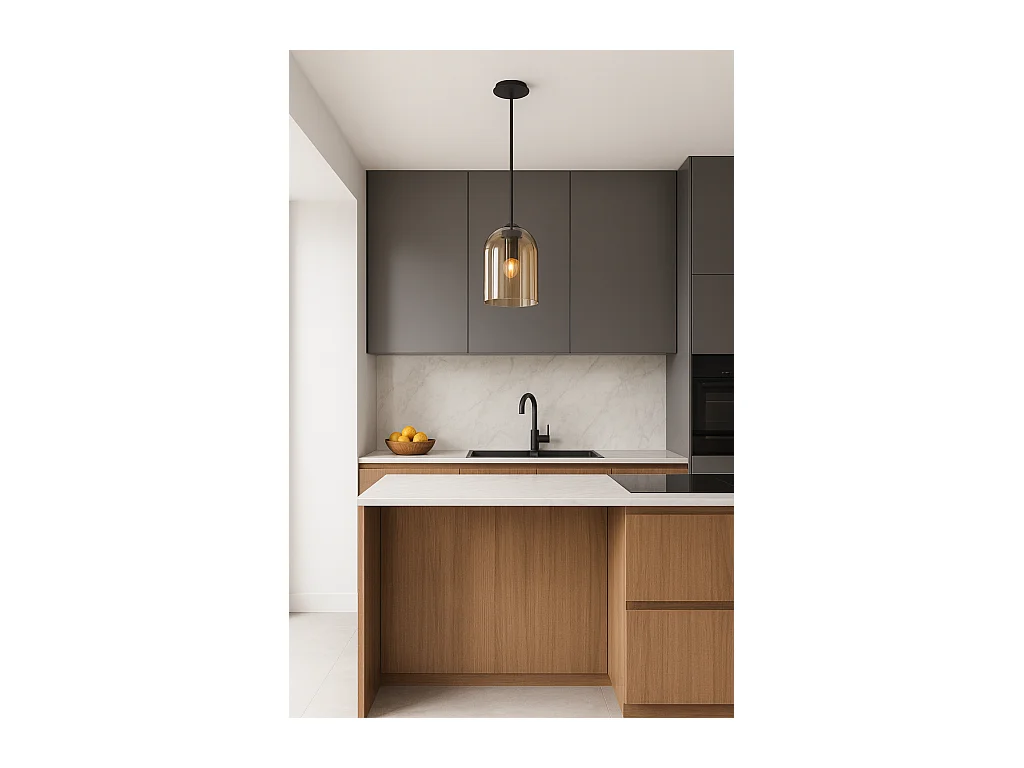 Candeeiro Suspenso Toolight APP1704-1CP Brown