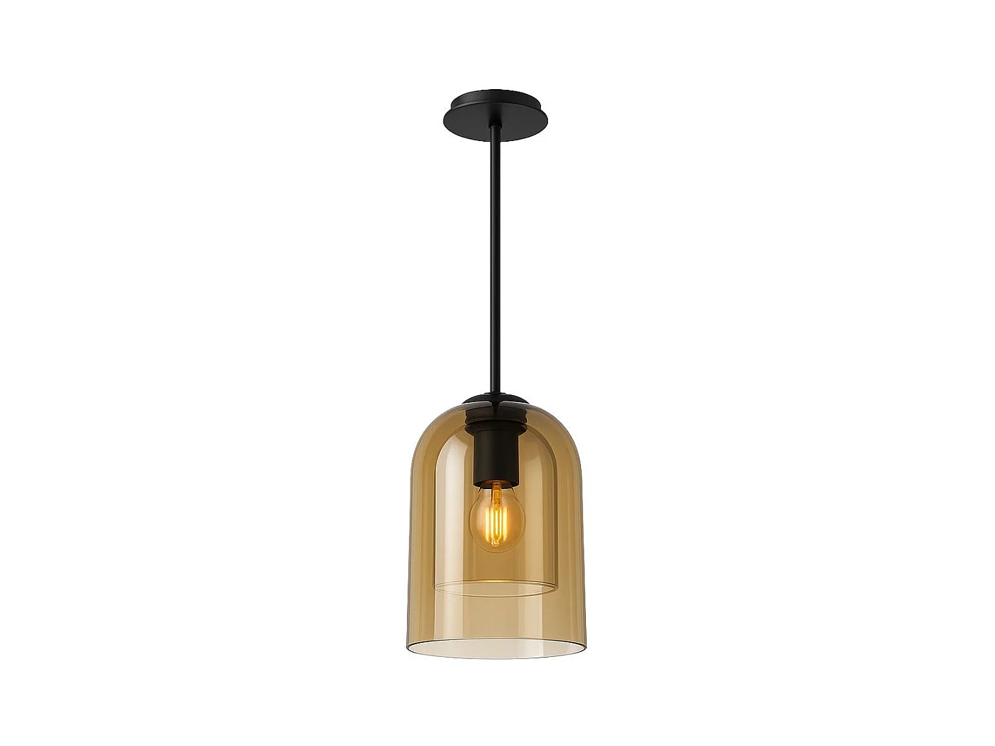 Lampe Suspendue Toolight APP1704-1CP Brown