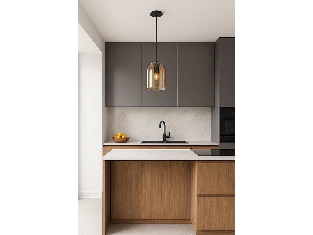 Lampe Suspendue Toolight APP1704-1CP Brown