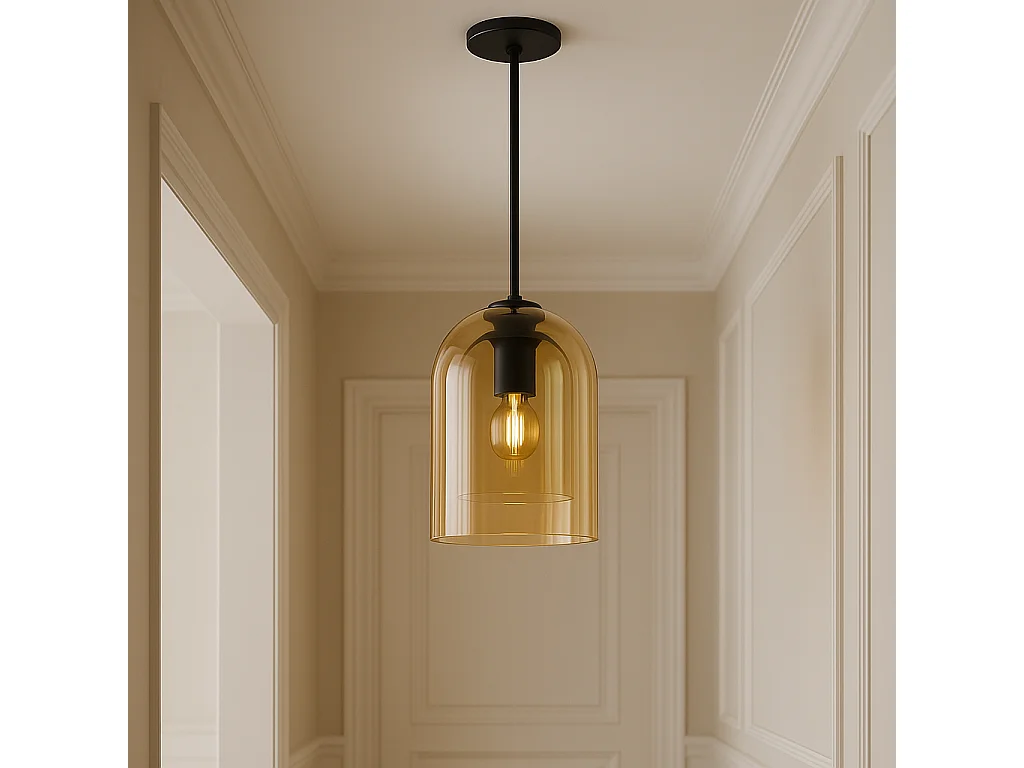 Lampe Suspendue Toolight APP1704-1CP Brown