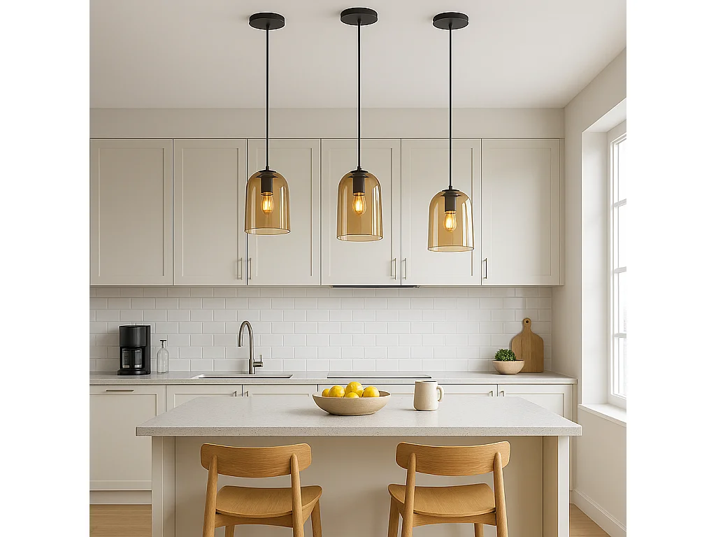 Lampe Suspendue Toolight APP1704-1CP Brown