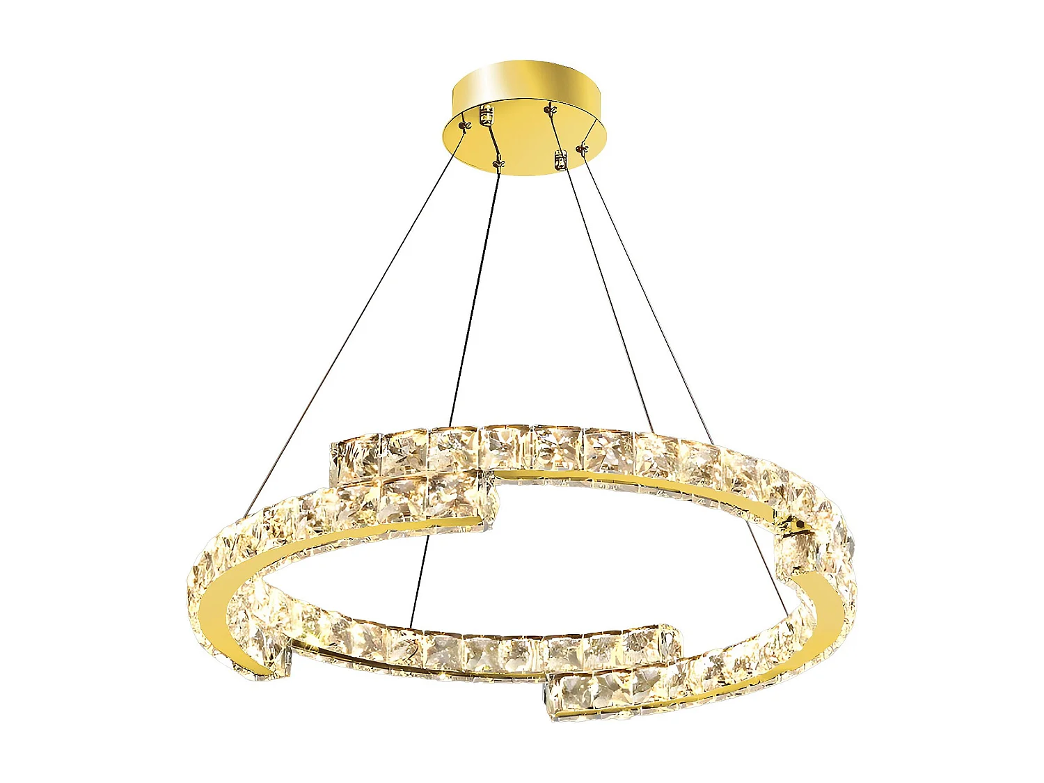 Lampe Suspendue Toolight APP1771-CP Gold