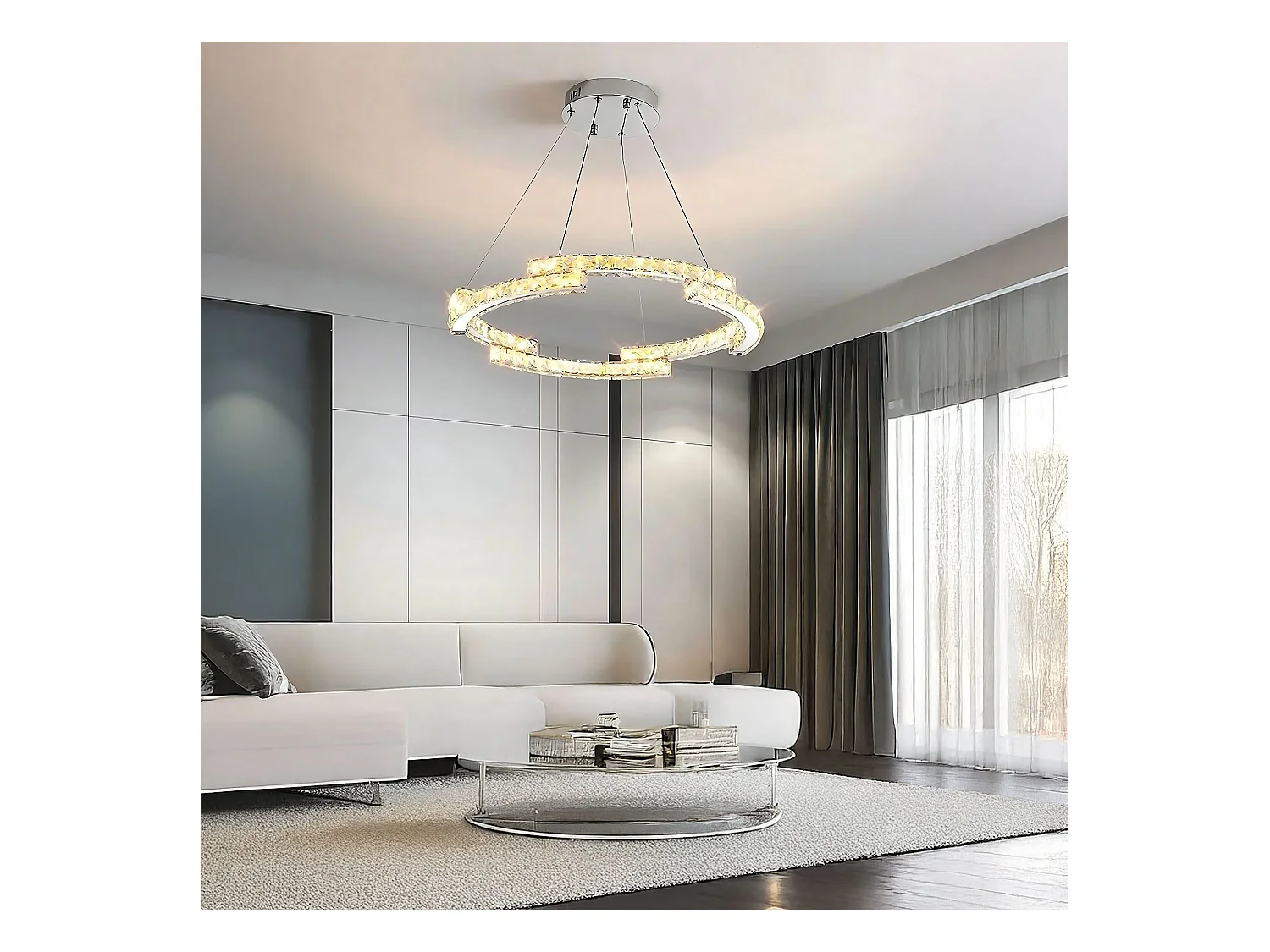 Lampe Suspendue Toolight APP1770-CP Chrome